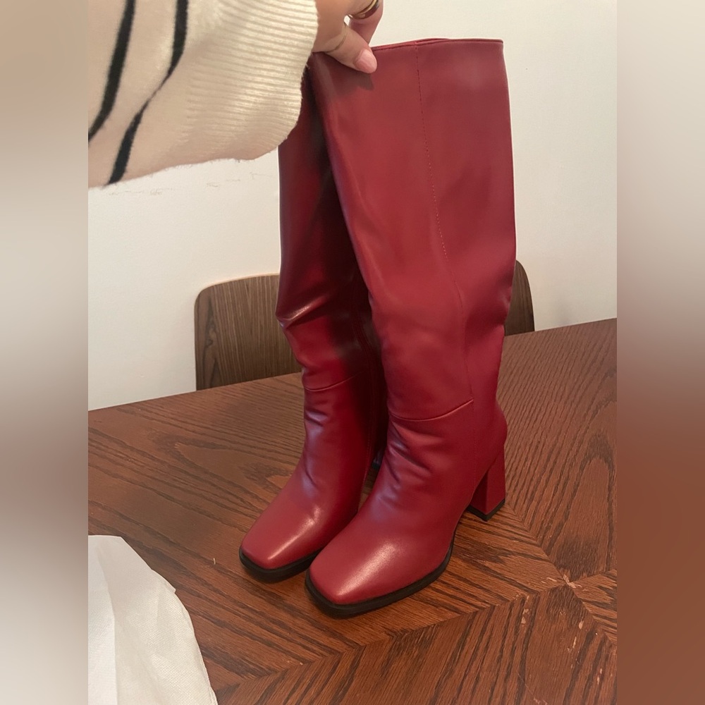 Tall Red boots
